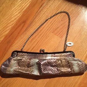 Faux Crocodile Printed Purse